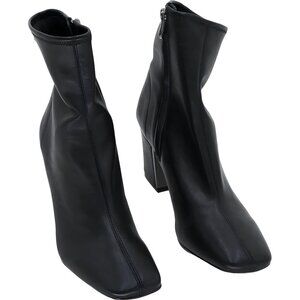 DKNY Cavale Stretch Booties Black Smooth Women's US 7.5